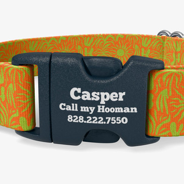closeup view of personalization